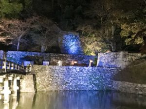 彦根城明かり2018 お堀沿い
